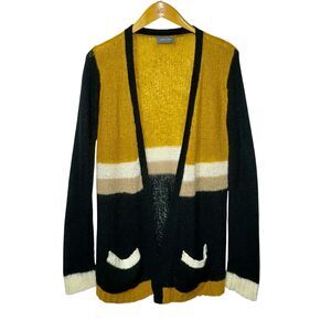 Wooden Ships Cardigan Mohair Wool Size M /L Soft Cozy Quiet luxury Modest